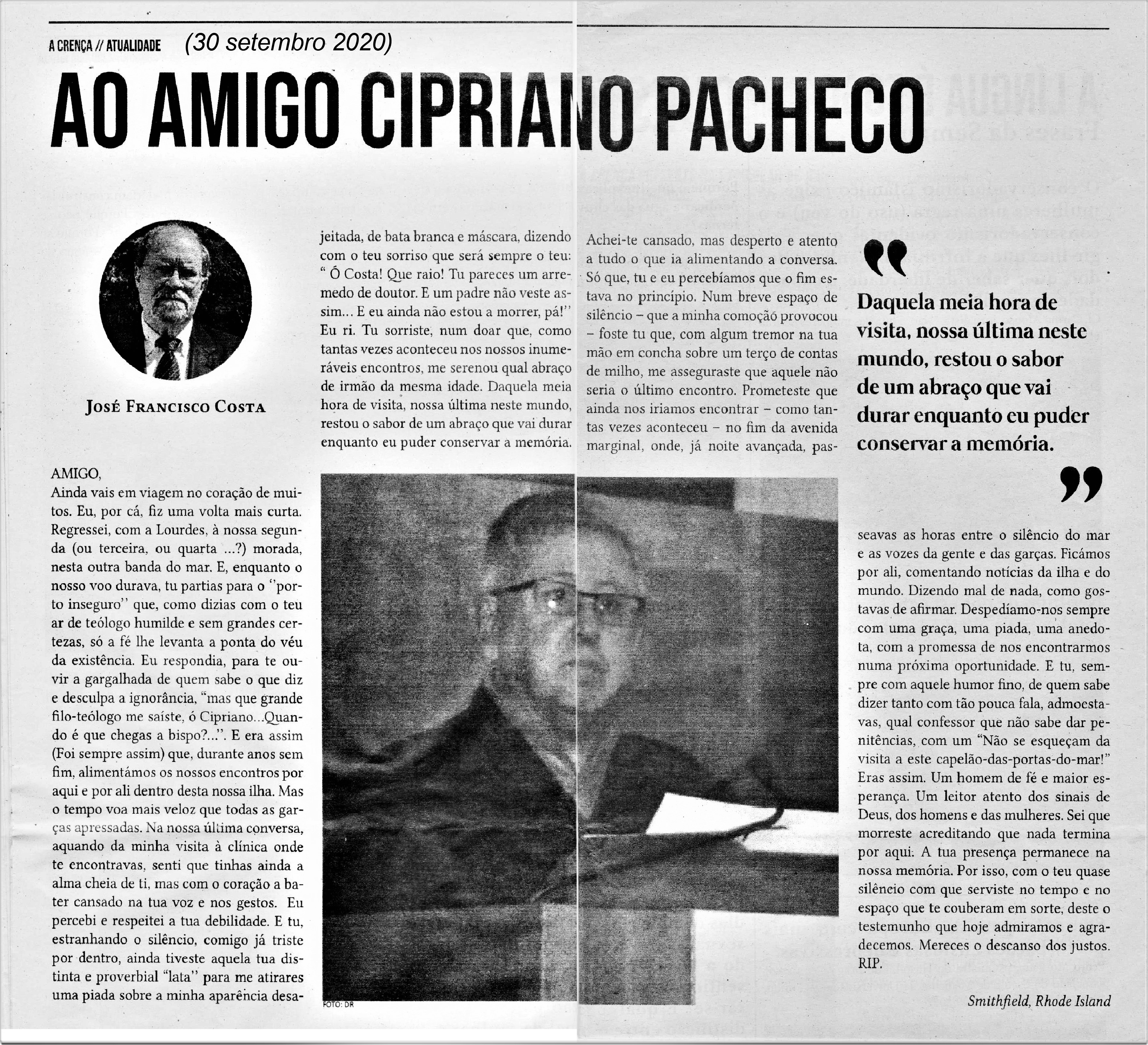 AO AMIGO CIPRIANO