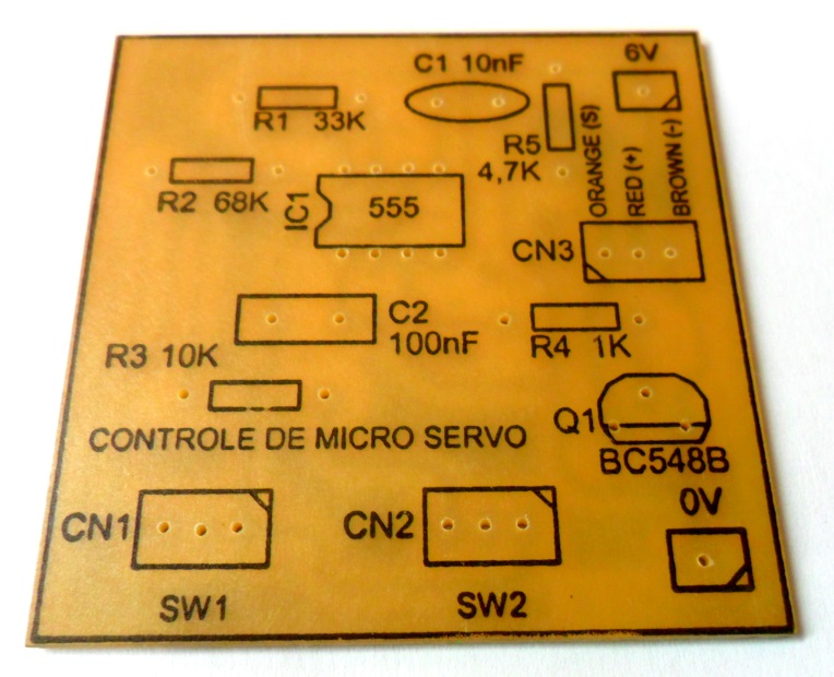 controle de micro servo silk