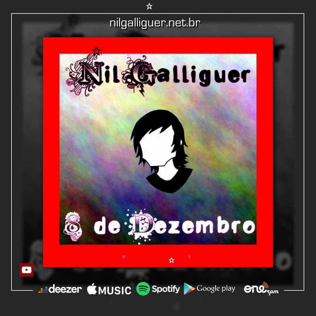 8 de Dezembro est&aacute; dispon&iacute;vel em plataformas digitais. Clique e adquira o EP, 