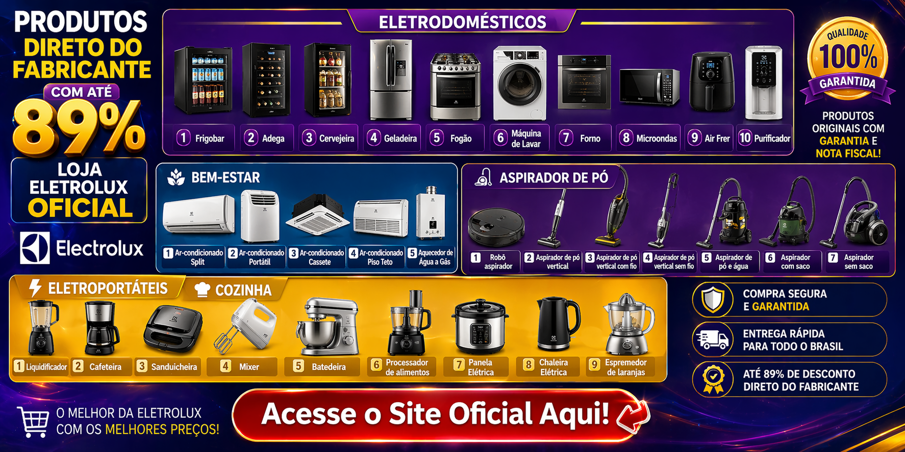 electrolux, #electrolux, site electrolux, site electrolux oficial