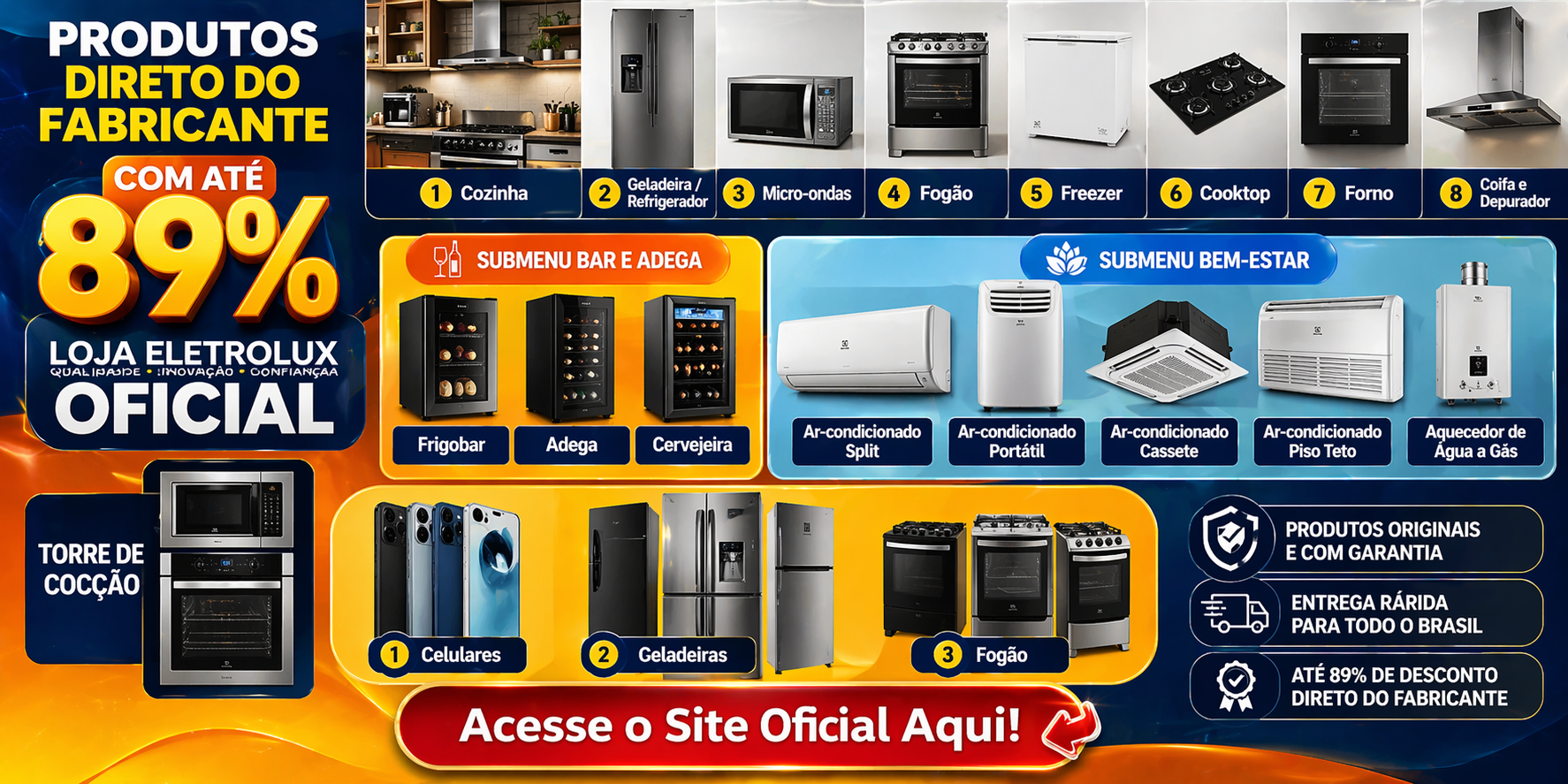 electrolux, #electrolux, site electrolux, site electrolux oficial