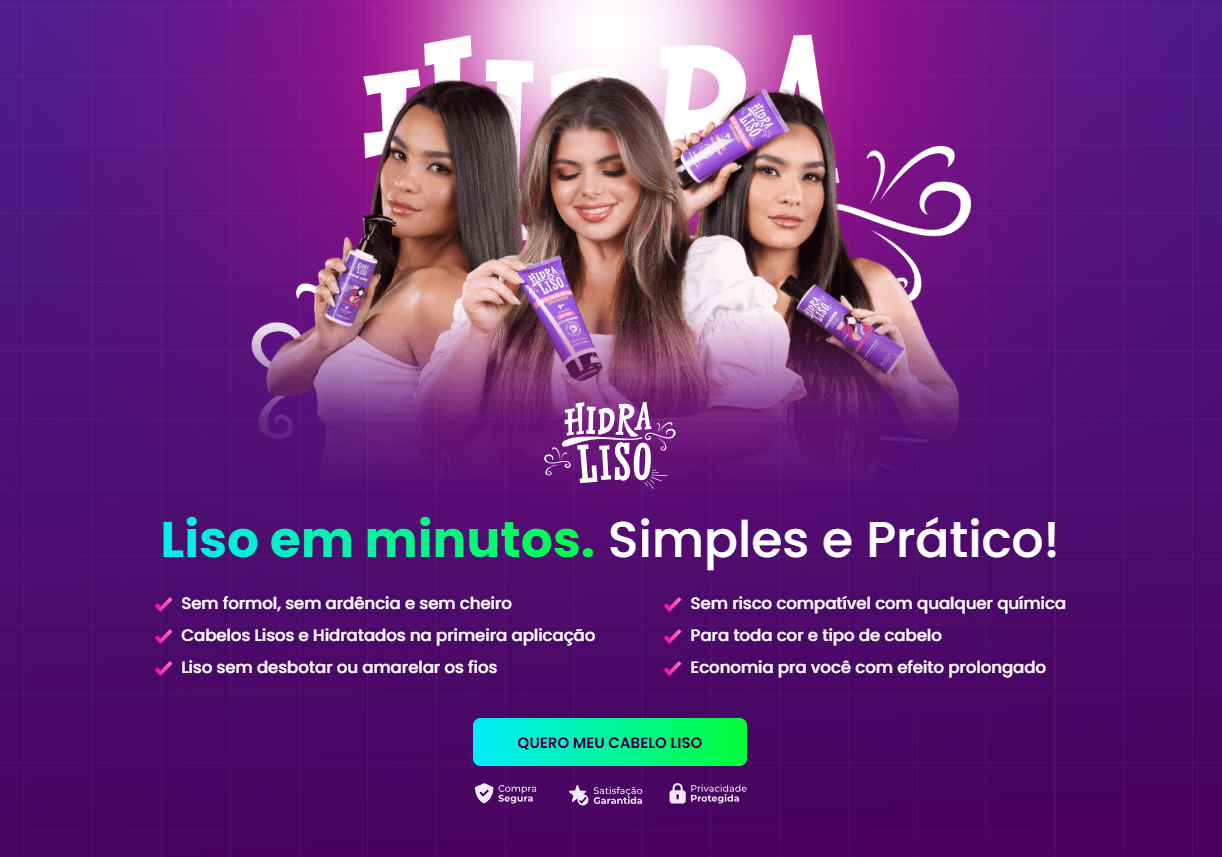 hidraliso #hidraliso hidra liso Hidraliso Alisante de Chuveiro