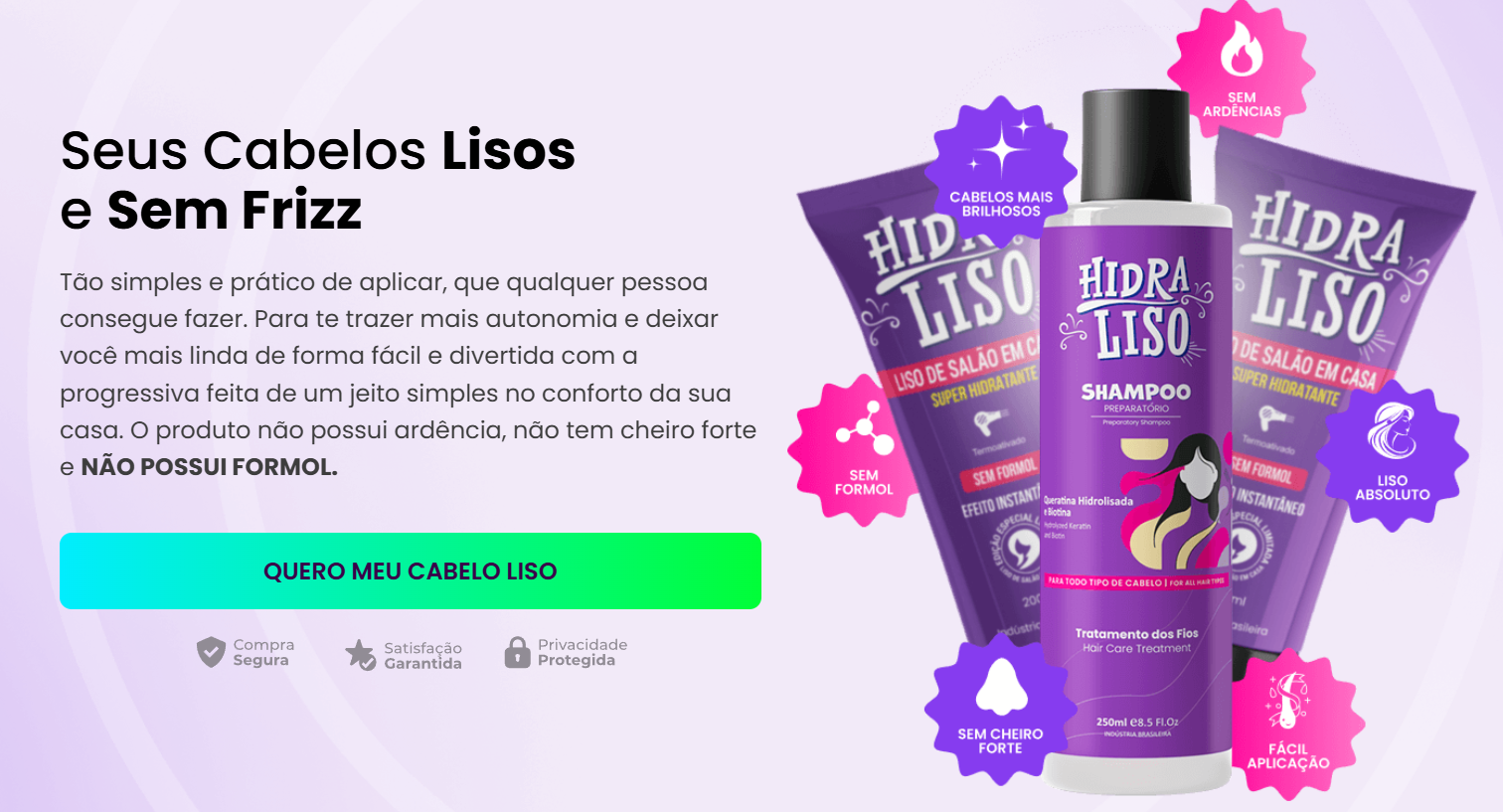 hidraliso #hidraliso hidra liso Hidraliso Alisante de Chuveiro