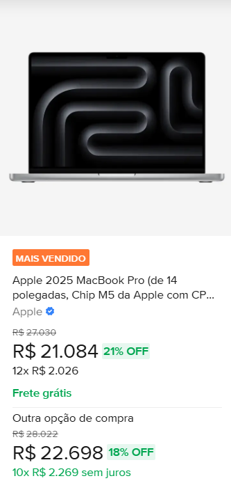 MACBOOK AIR 13 POLEGADAS CHIP M5 CPU
